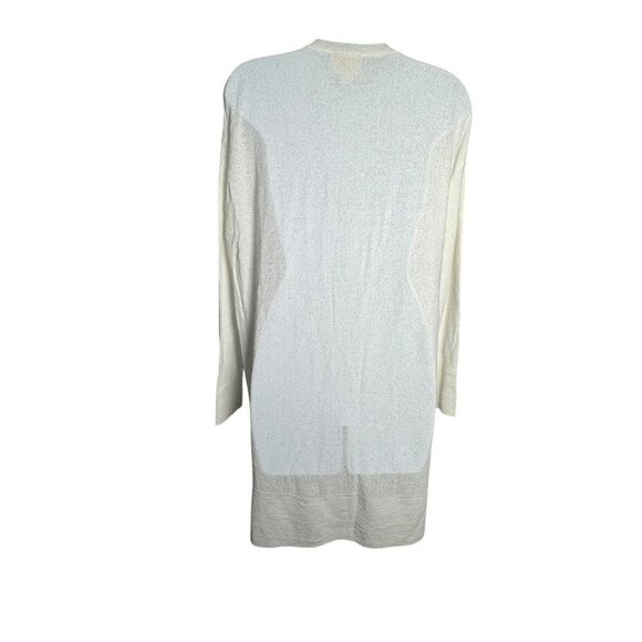 Pure DKNY white Open Cardigan Sweater size Small lightweight - Picture 4 of 6